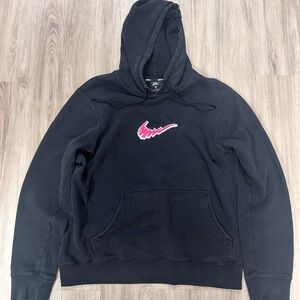 Y2K Nike SB Hoodie with Pink Embroidered Logo